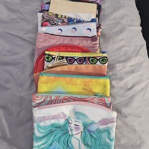 Colorful Zipper Pouch Set